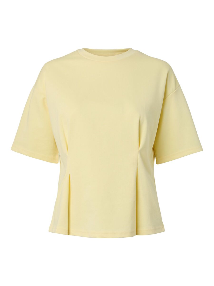 Carousel image - PCSKYLAR FITTED T-SHIRT, French Vanilla | 1