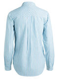 Pieces STRIPED LONG SLEEVED SHIRT, Niagara, highres - 17080361_Niagara_002.jpg