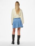 Pieces PCSILJE MW PLISSÉ MINI DENIM SKIRT, Light Blue Denim, highres - 17156077_LightBlueDenim_004.jpg