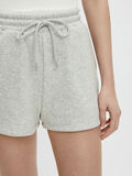 Pieces PETITE HIGH WAISTED SHORTS, Light Grey Melange, highres - 17119485_LightGreyMelange_006.jpg