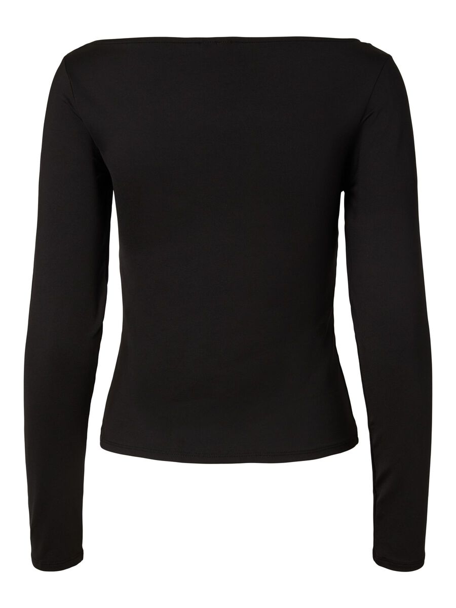 Carousel image 2 PCMELLY BOATNECK TOP, Black
