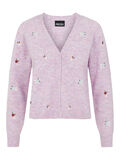 Pieces PCCLARA KNITTED CARDIGAN, Lavender, highres - 17120136_Lavender_904398_001.jpg