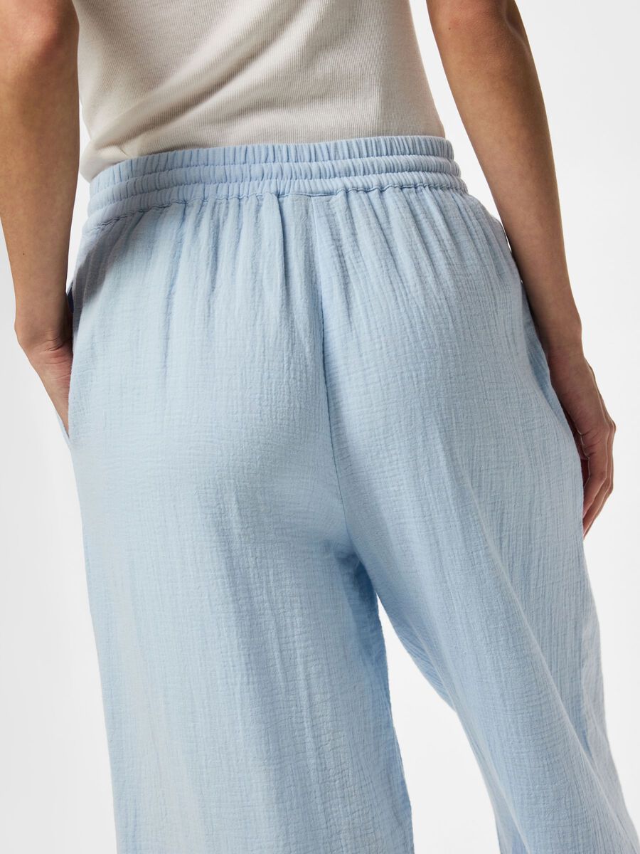 Carousel image - PCSASTINA HW MUSSELIN CULOTTES, Cashmere Blue | 6