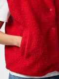 Product image thumbnail - PCKATTY TEDDY VEST, High Risk Red | 4