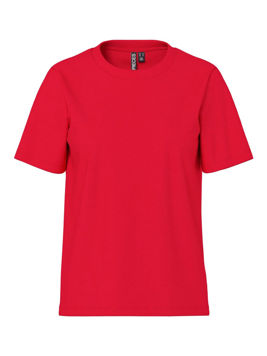 Pieces PCRIA COTTON T-SHIRT, Lollipop, highres - 17140802_Lollipop_001.jpg