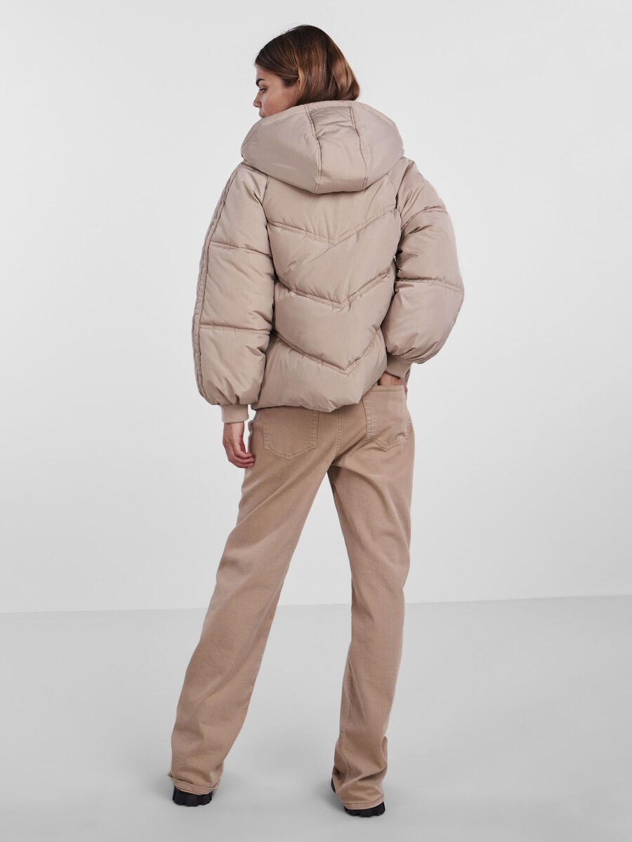 Pieces PCNELICITY VESTE REMBOURRÉE, Silver Mink, highres - 17128183_SilverMink_004.jpg