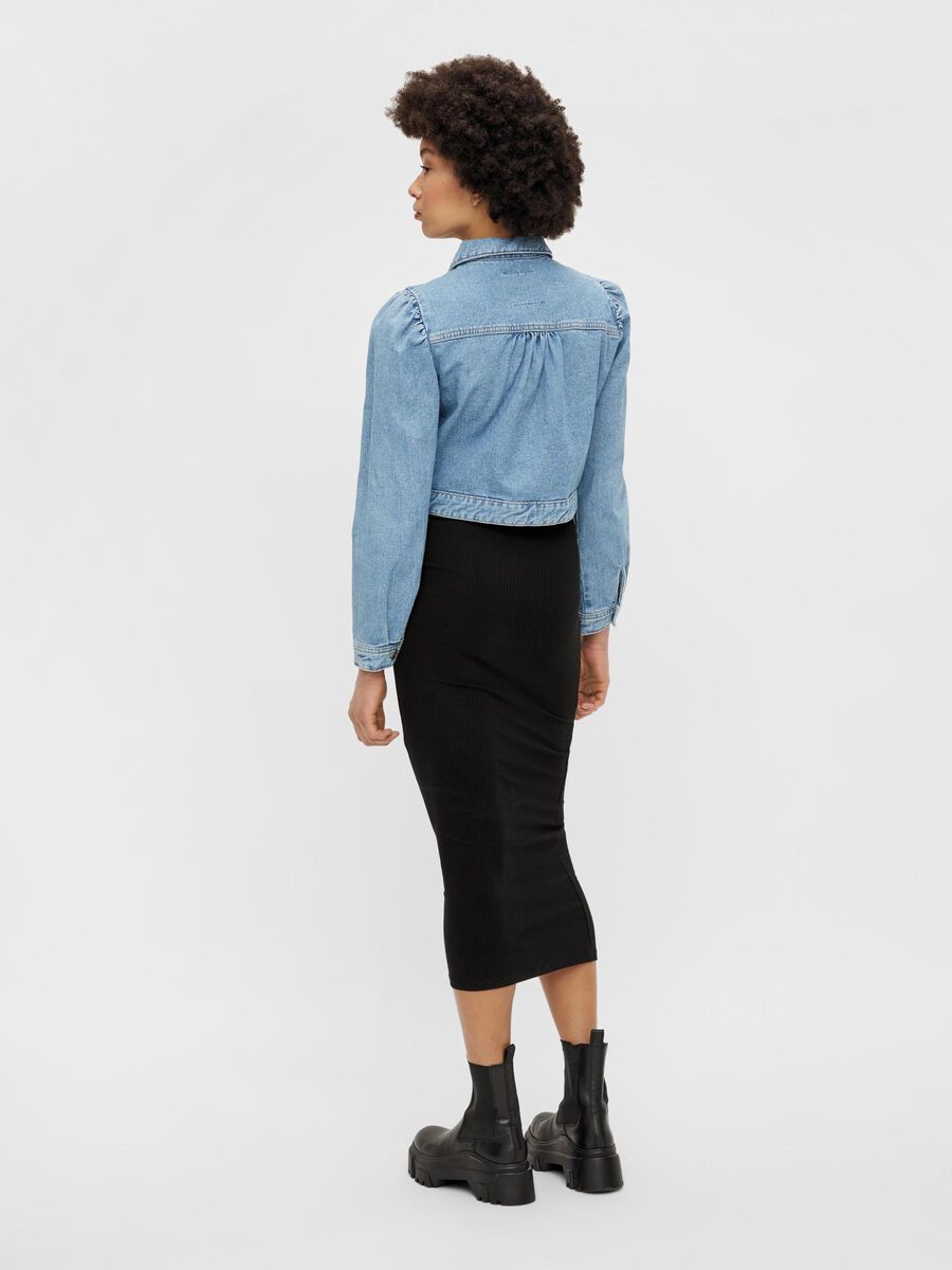 Pieces MANCHES LONGUES VESTE EN JEAN, Light Blue Denim, highres - 17110762_LightBlueDenim_004.jpg