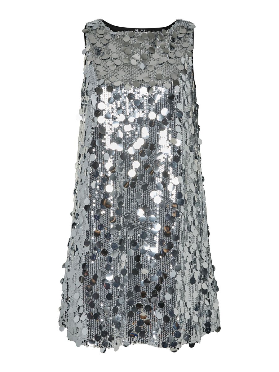 Product carousel image - PCMALOU MINI-ROBE, Silver Colour | 2