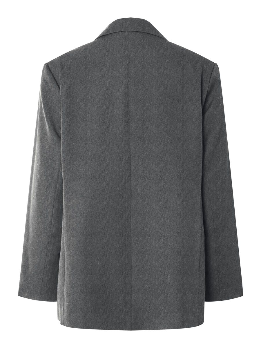 Pieces MARYNARKA OVERSIZE, Dark Grey Melange, highres - 17157464_DarkGreyMelange_002.jpg