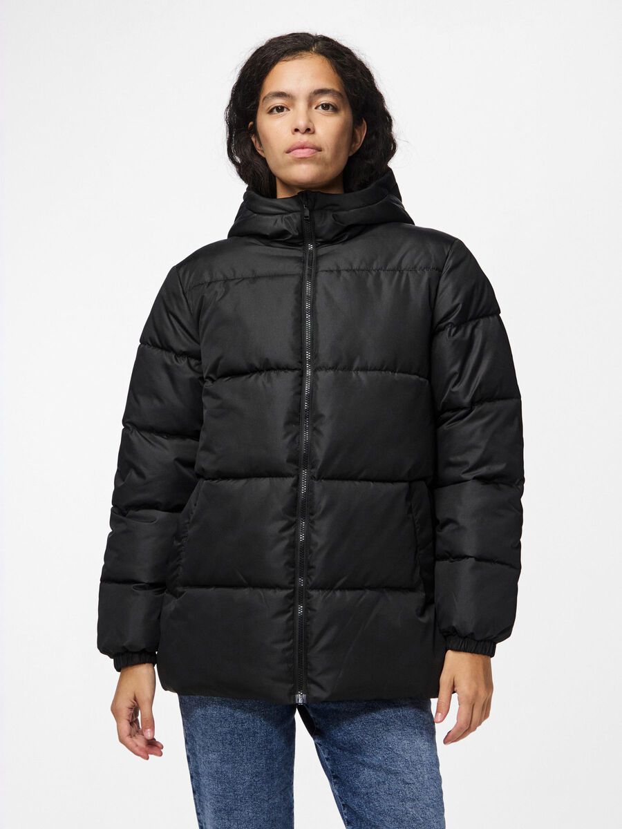 Pieces PCMADDIE PUFFER JACKET, Black, highres - 17150938_Black_003.jpg