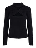 Pieces PCNAIA KNITTED PULLOVER, Black, highres - 17124950_Black_001.jpg