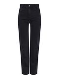 Pieces PCKELLY HW STRAIGHT FIT-JEANS, Black, highres - 17147294_Black_001.jpg