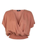 Pieces LYOCELL CROPPED TOP, Copper Brown, highres - 17104710_CopperBrown_001.jpg