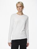 Pieces PCSIRENE LONG SLEEVED TOP, Bright White, highres - 17084155_BrightWhite_003.jpg