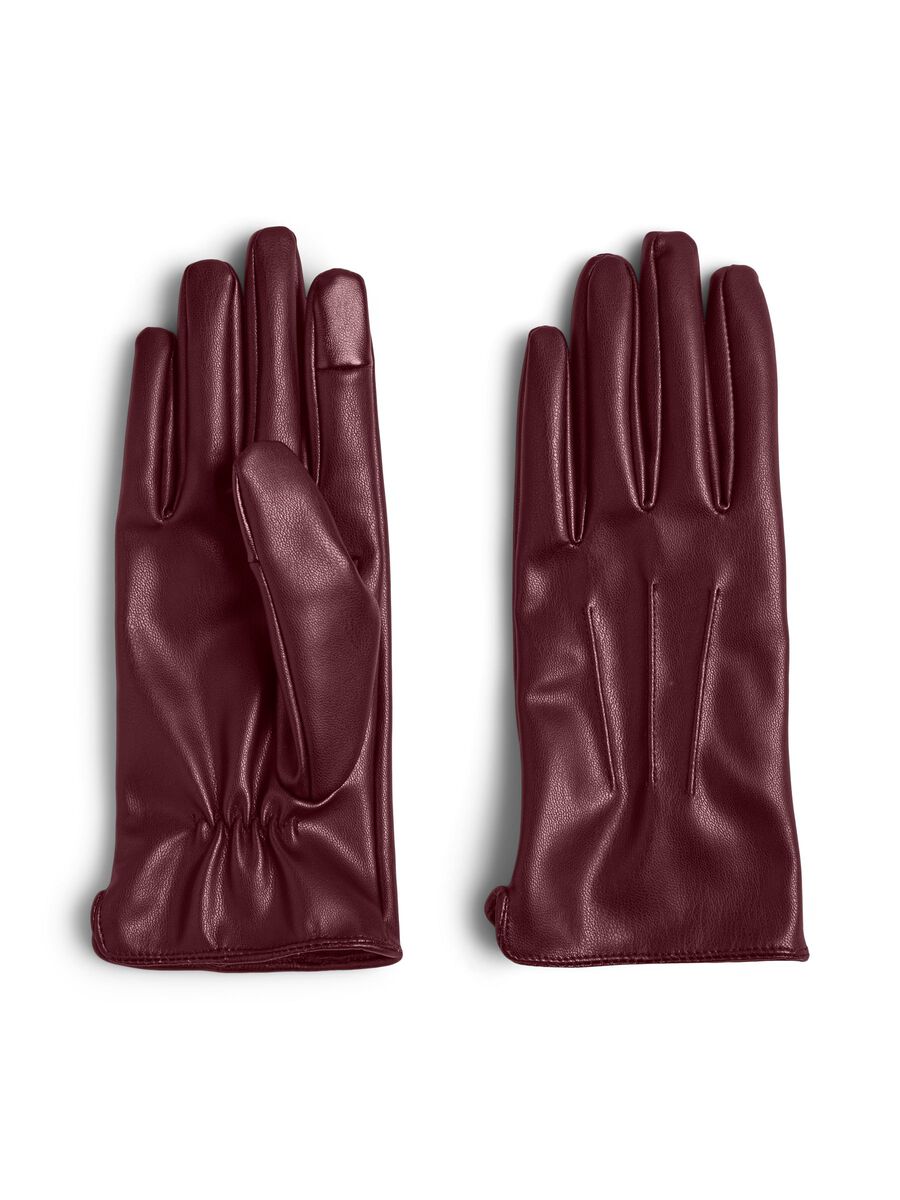 Carousel image - PCCELLIE GLOVES, Tawny Port | 1