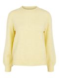 Product image thumbnail - BALLONÄRMEL STRICKPULLOVER, Pale Banana | 1