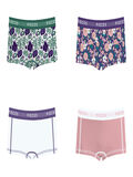 Pieces PCLOGO 4-PACK UNDERWEAR SET, Heliotrope, highres - 17133627_Heliotrope_1001494_001.jpg