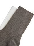 Product image thumbnail - PCRALLY 2-PACK GLITTER SOCKS, Cloud Dancer | 3