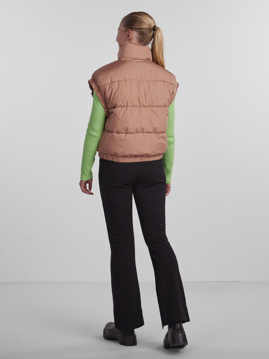 Pieces PCELLANDER GILET SANS MANCHES, Café Au Lait, highres - 17117926_CafAuLait_004.jpg