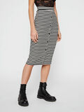 Pieces STRIPED SLIM-FIT PENCIL SKIRT, Cloud Dancer, highres - 17101821_CloudDancer_745892_003.jpg