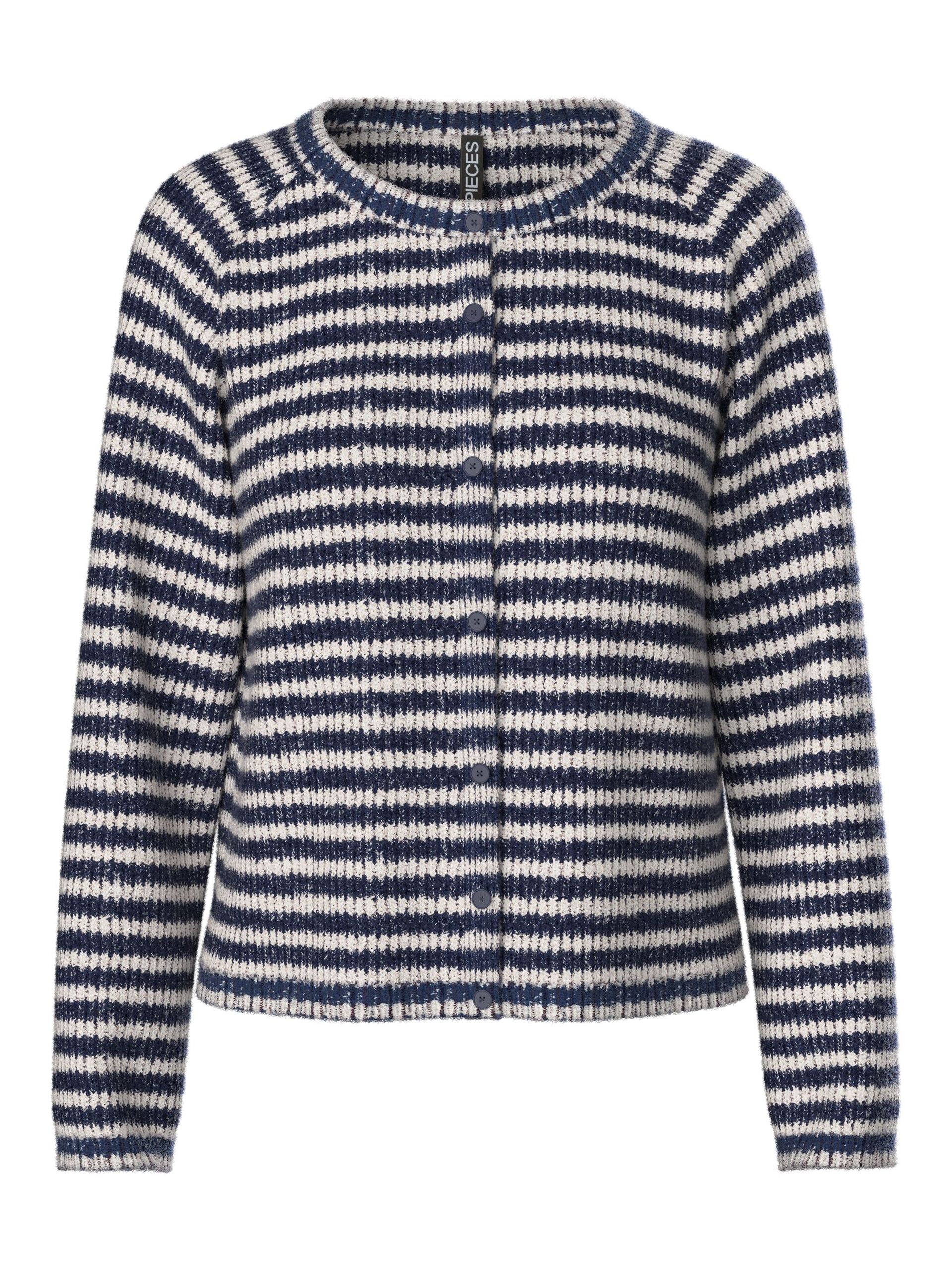 Carousel image - PCMALOU KNITTED CARDIGAN, Maritime Blue | 5