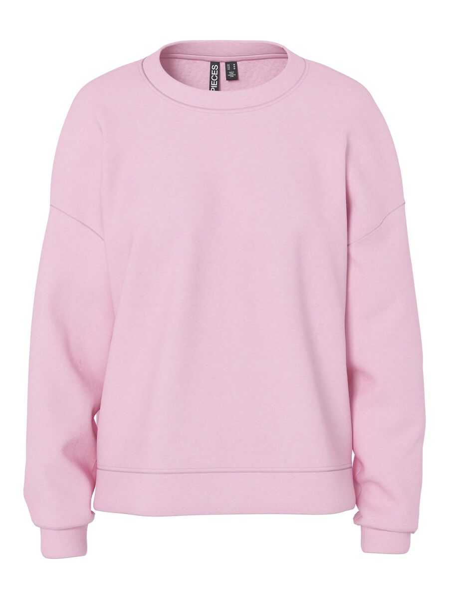 Pieces PCCHILLI LOOSE FIT SWEATSHIRT, Roseate Spoonbill, highres - 17156302_RoseateSpoonbill_001.jpg