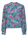 Pieces PCFANNIA LONG SLEEVED BLOUSE, Blue Atoll, highres - 17141761_BlueAtoll_1054046_001.jpg