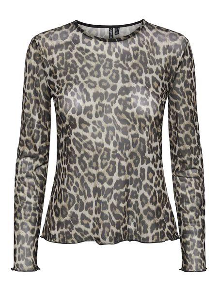 Pieces PCNESH LONG SLEEVED TOP, Birch, highres - 17140623_Birch_1043507_001.jpg