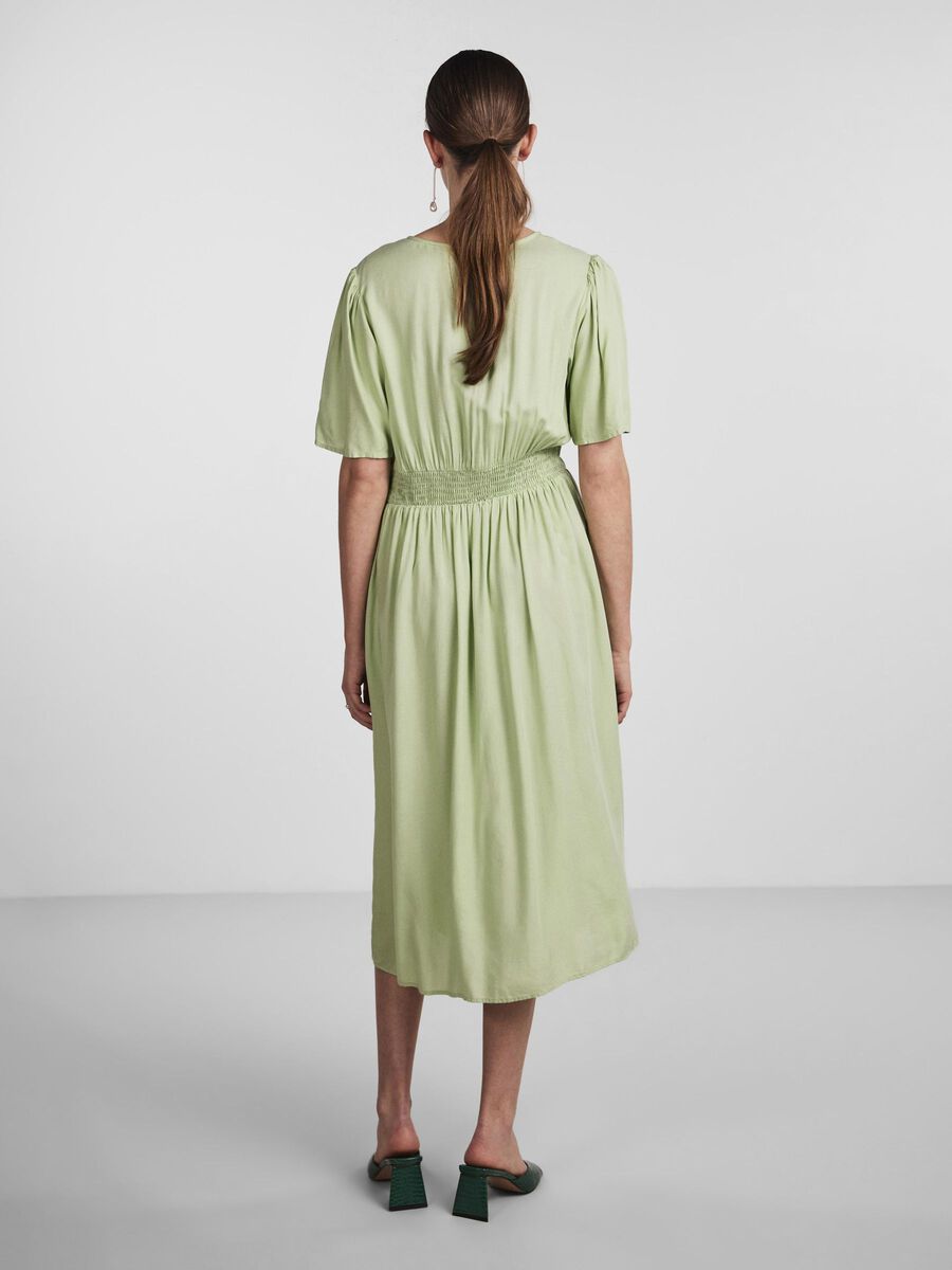 Pieces PCTALA MIDI DRESS, Quiet Green, highres - 17133688_QuietGreen_004.jpg