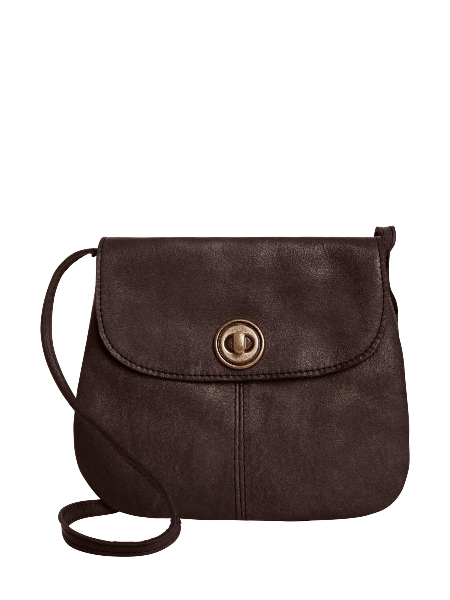 Pieces leather crossbody bag online