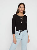Pieces OVERSIZE BLUSE, Black, highres - 17085725_Black_003.jpg