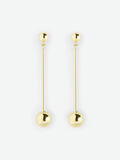 Pieces LONG SIMPLE EARRINGS, Gold Colour, highres - 17091875_GoldColour_001.jpg