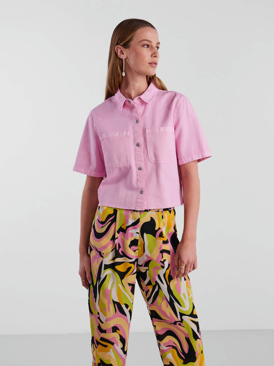 Pieces PCBLUME SPIJKERBLOUSE, Prism Pink, highres - 17134436_PrismPink_003.jpg