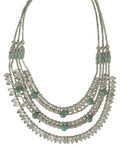 Pieces STATEMENT NECKLACE, Silver Colour, highres - 17082424_SilverColour_001.jpg