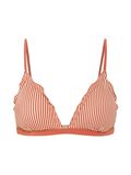 Pieces GESTREIFTES TRIANGEL BIKINI-TOP, Redwood, highres - 17093478_Redwood_001.jpg