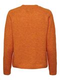 Pieces PCJULIANA KNITTED PULLOVER, Persimmon Orange, highres - 17126277_PersimmonOrange_002.jpg