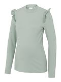 Mama.licious TOPS TIGHT FIT COL TORTUE TOP, Slate Gray, highres - 20015577_SlateGray_001.jpg