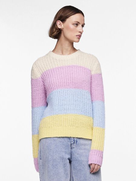 Pieces PCNAOMI KNITTED PULLOVER, Birch, highres - 17139851_Birch_1079603_003.jpg