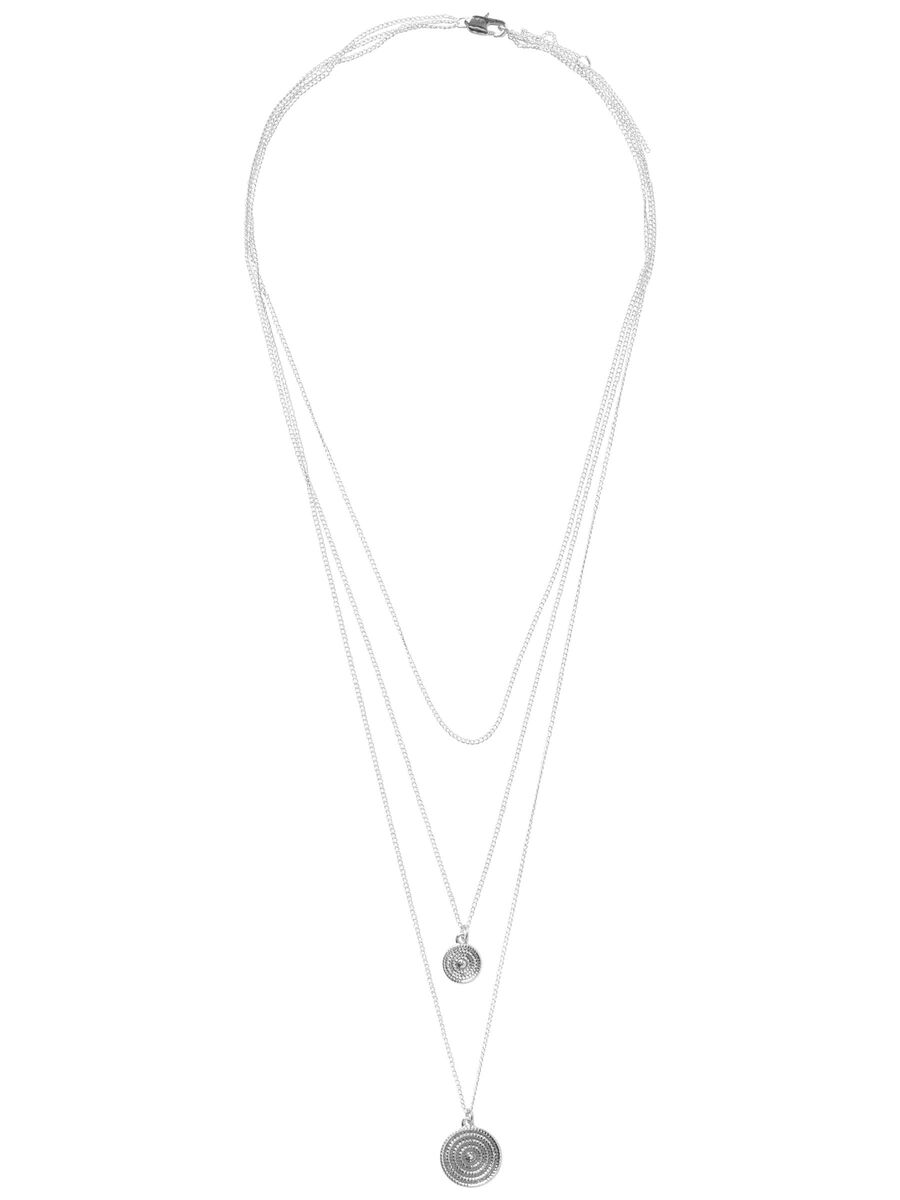 Pieces LONG 3-CHAINED NECKLACE, Silver Colour, highres - 17093906_SilverColour_001.jpg