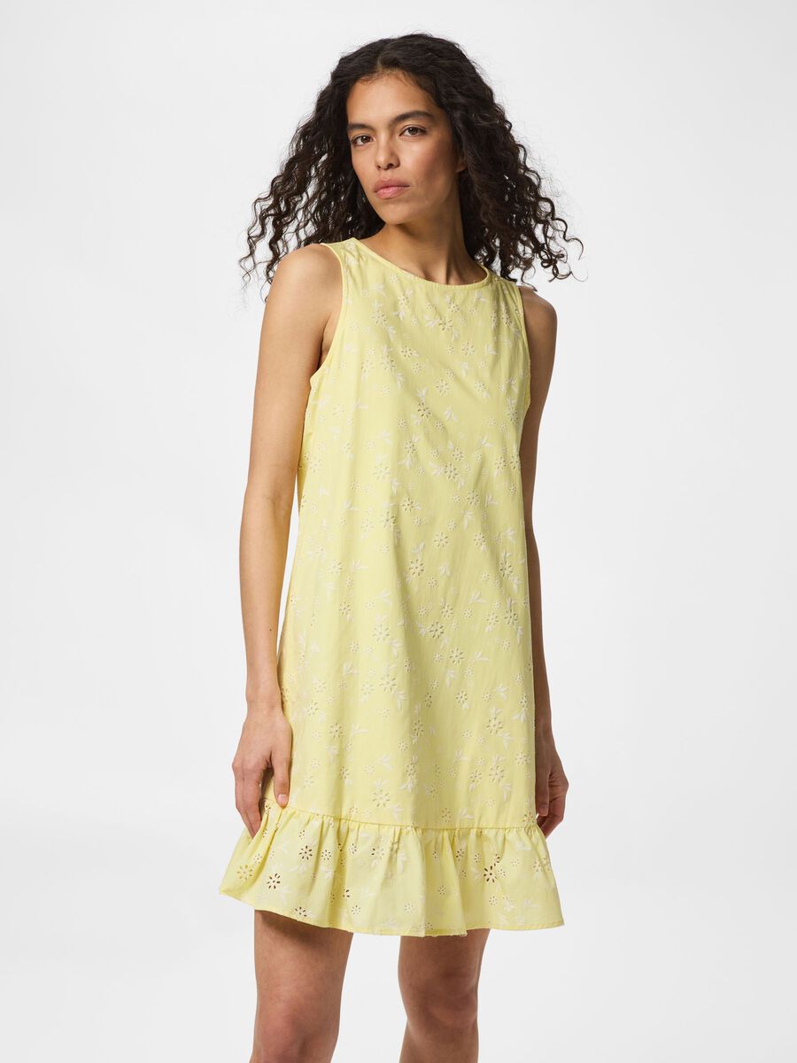 Product carousel image - PCBANNA MINI DRESS, French Vanilla | 1