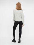 Pieces ZOPFSTRICK STRICKPULLOVER, Light Grey Melange, highres - 17106808_LightGreyMelange_004.jpg