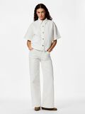 Product image thumbnail - PCSKY A-SHAPE DENIM SHIRT, Bright White | 3