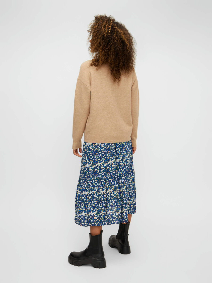 Pieces ULD STRIKKET PULLOVER, Natural, highres - 17105923_Natural_004.jpg