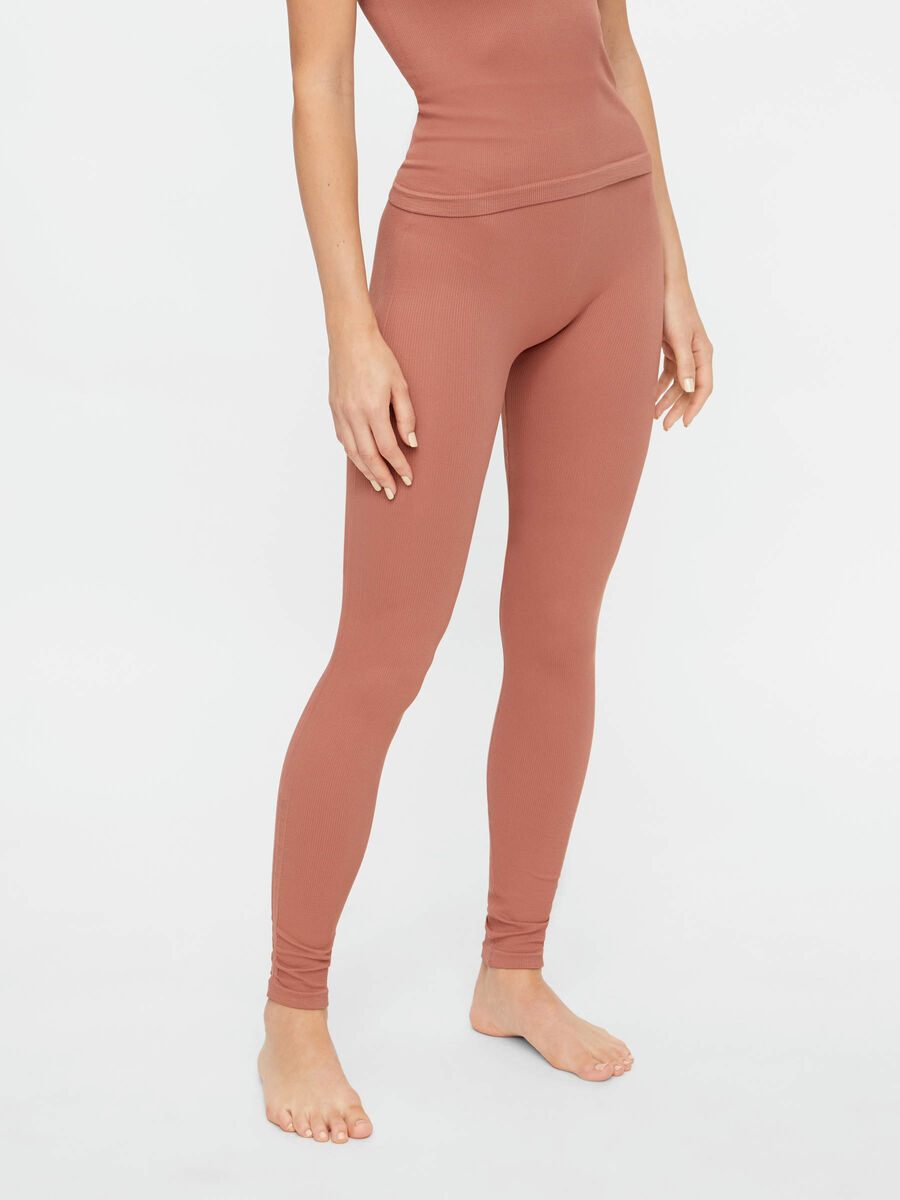 Pieces PCRENNY LEGGINGS, Russet, highres - 17108633_Russet_003.jpg