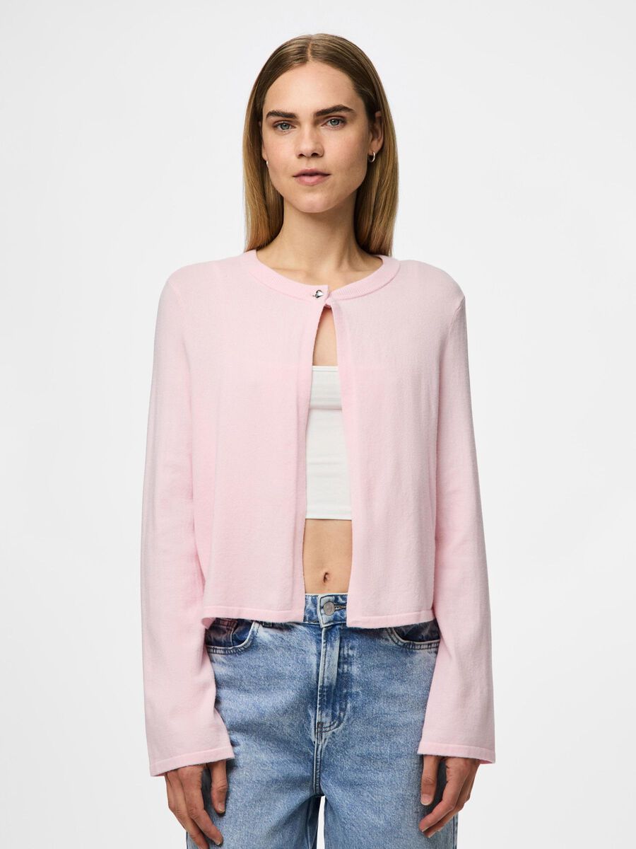 Pieces PCORINA KNITTED CARDIGAN, Pink-A-Boo, highres - 17159135_PinkABoo_003.jpg