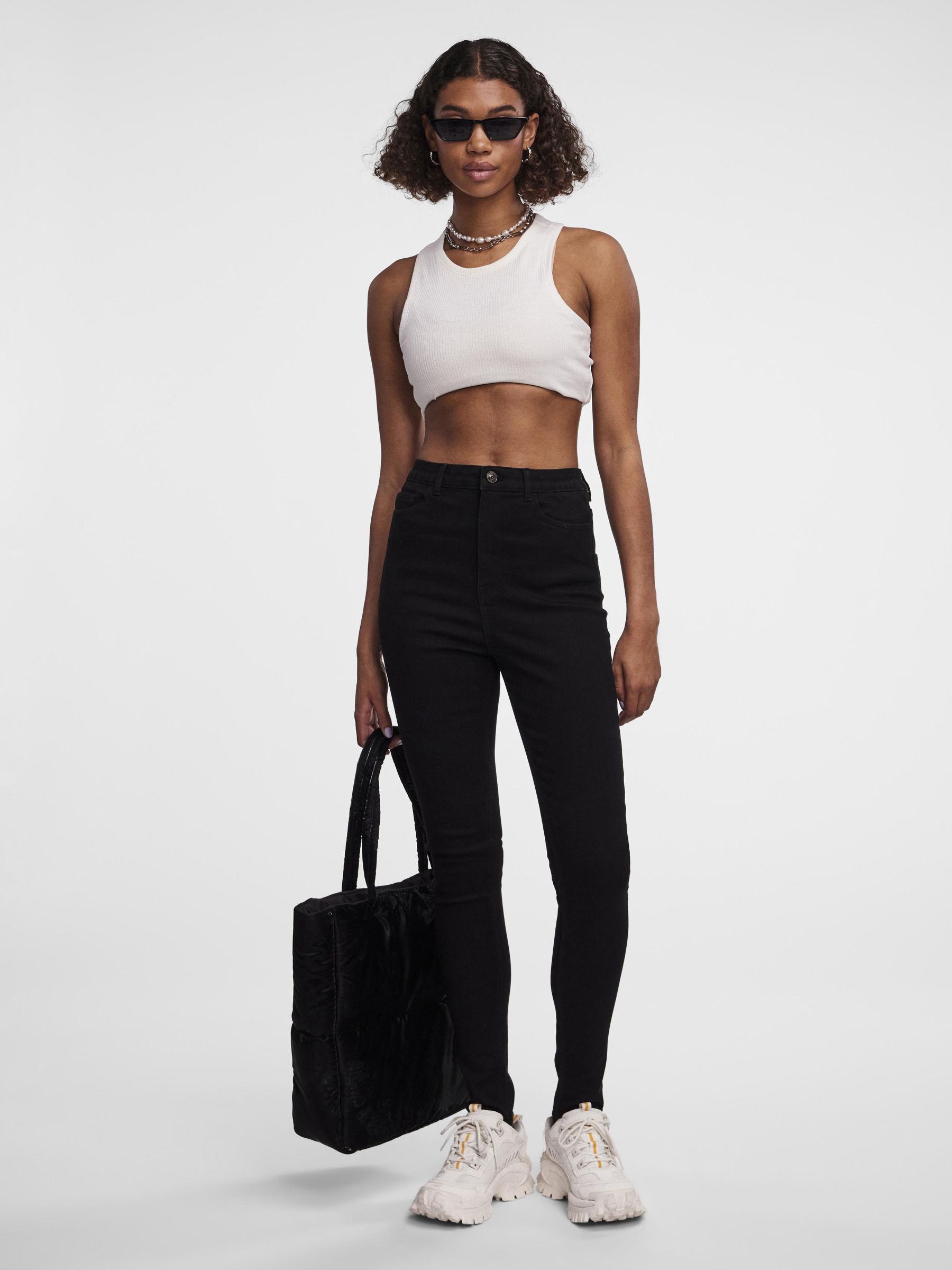 PCHIGHFIVE HW SKINNY FIT JEANS