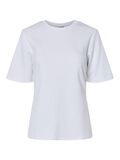 Pieces PCSKYLAR SPLIT T-SHIRT, Bright White, highres - 17159296_BrightWhite_001.jpg