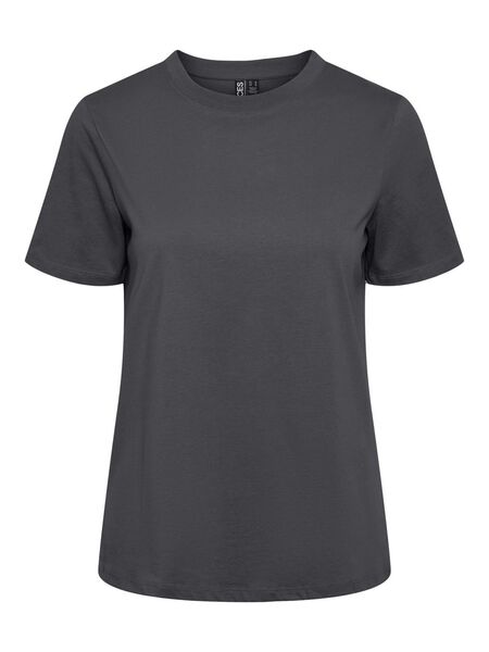 Pieces PCRIA T-SHIRT, Grey Pinstripe, highres - 17140802_GreyPinstripe_001.jpg