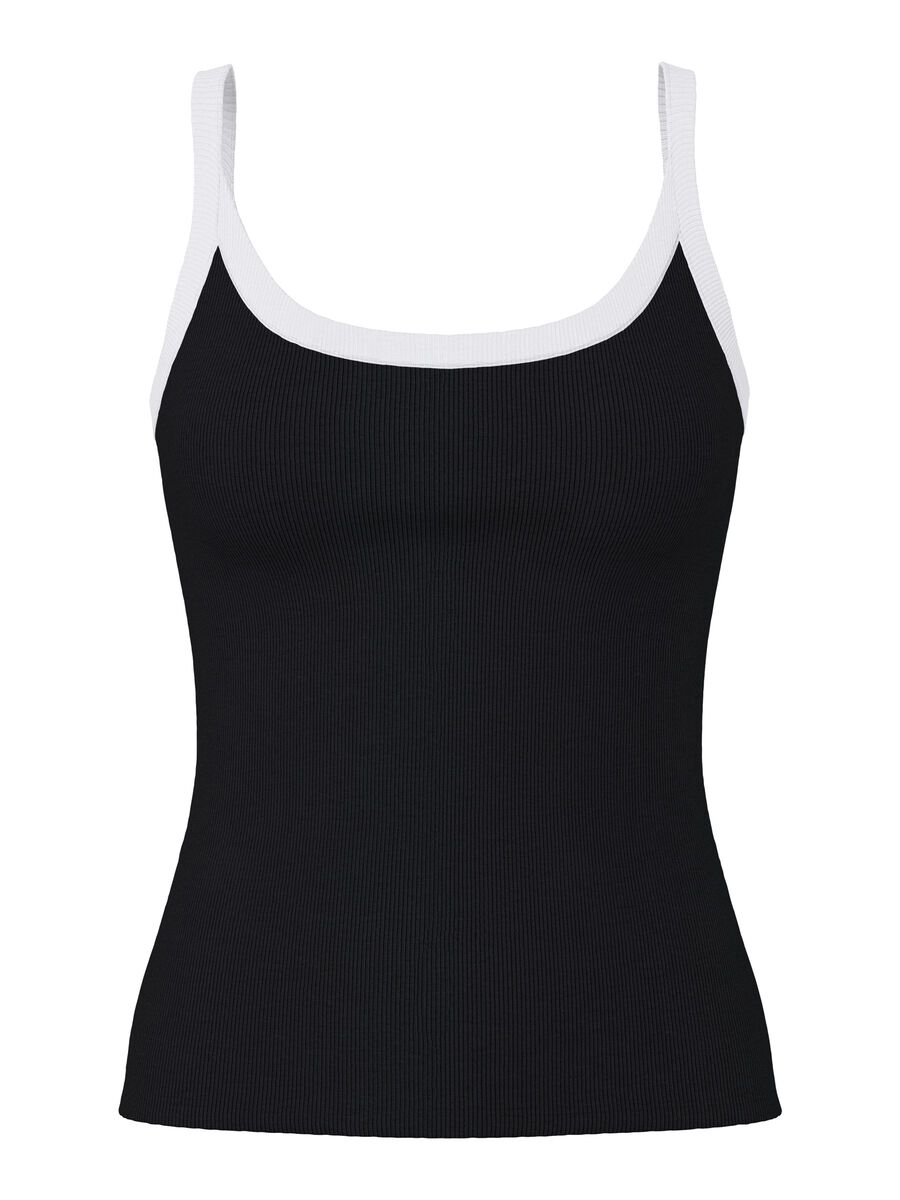 Carousel image - PCMAY RIBBET STROPTOP, Black | 1