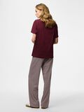 Product image thumbnail - PANTALONI GAMBA AMPIA, Tawny Port | 2